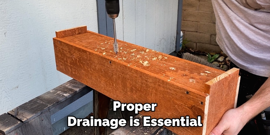 Proper
Drainage is Essential 