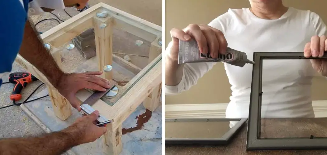 How to Attach Glass to Wood Frame
