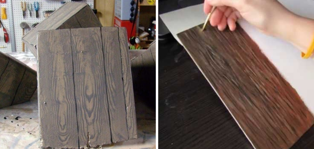 How to Make Cardboard Look Like Wood