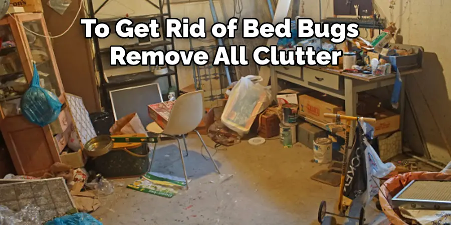 To Getting Rid of Bed Bugs Is  to Remove All Clutter