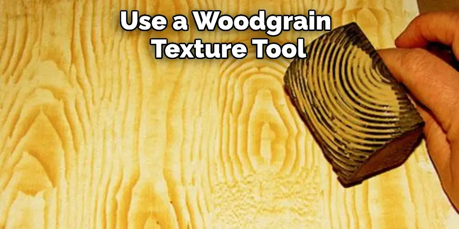 Use a Woodgrain Texture Tool