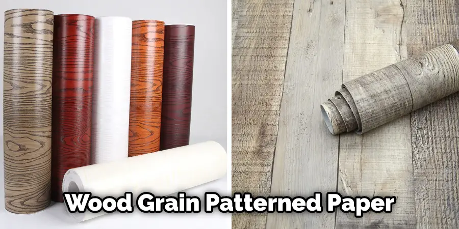 Wood Grain Patterned Paper