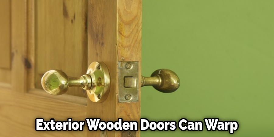 Exterior Wooden Doors Can Warp