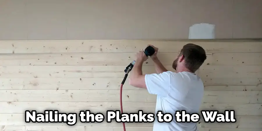 Nailing the Planks to the Wall