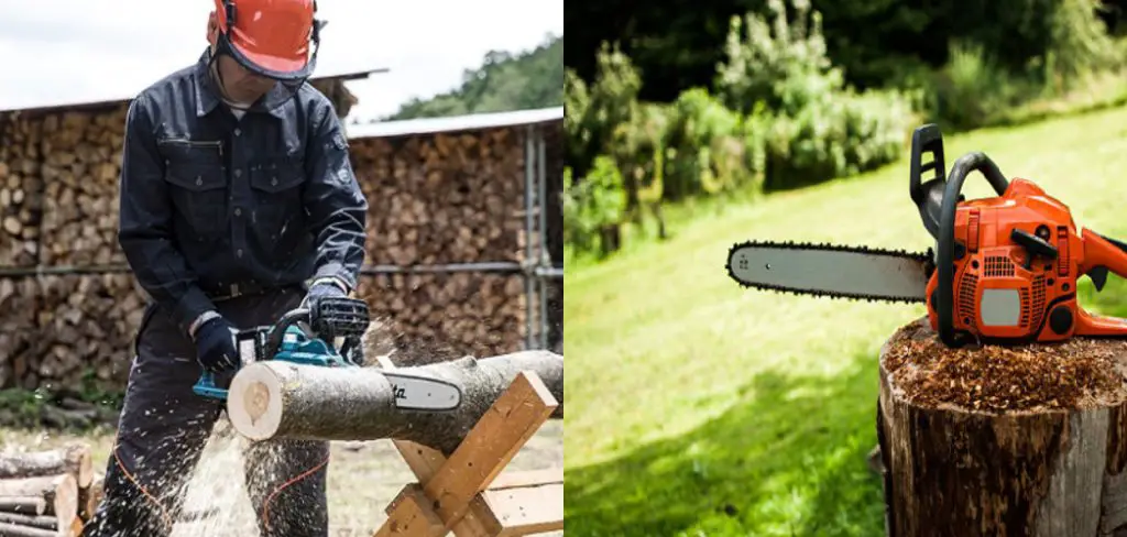 How to Hold Logs While Cutting with Chainsaw