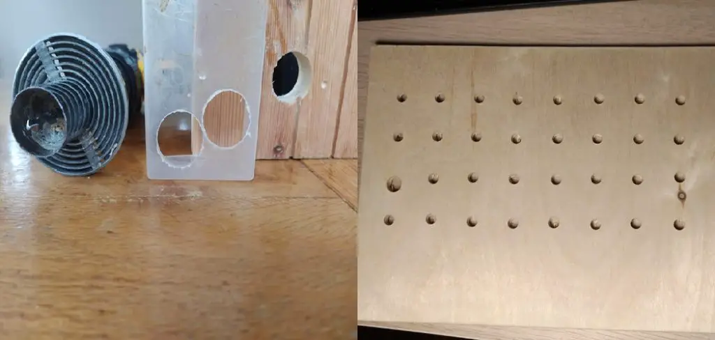 How to Make a Hole in Plywood Without A Drill