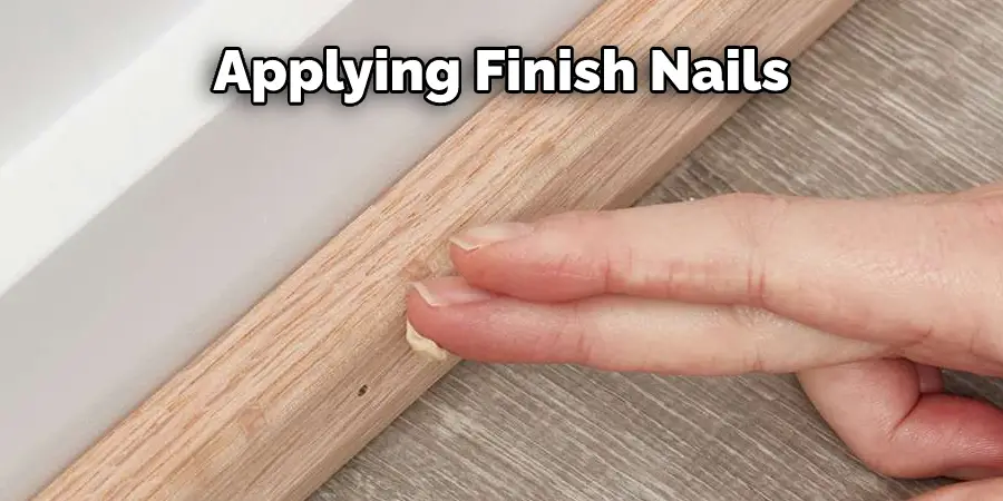 Applying Finish Nails