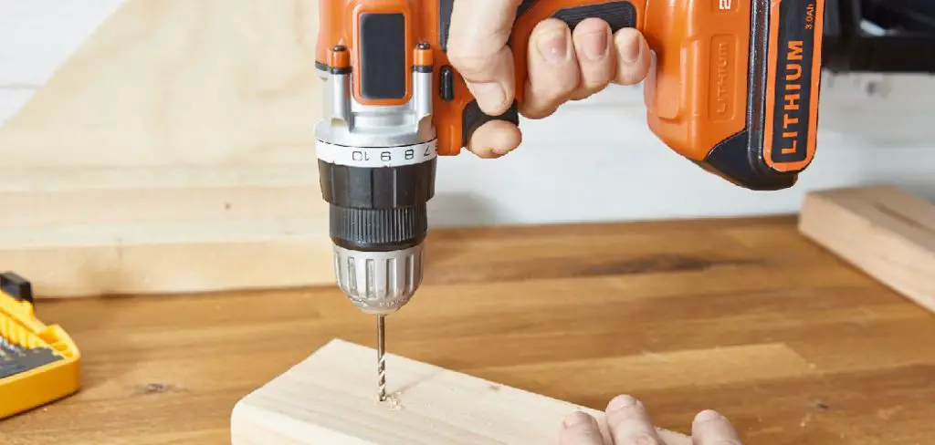 How to Drill a Deep Hole in Wood
