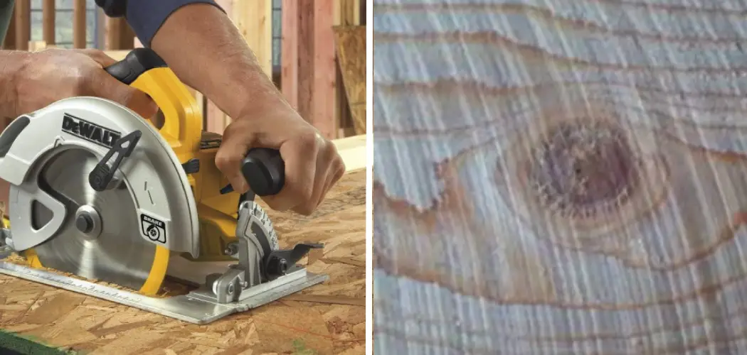 How to Make Circular Saw Marks on Wood