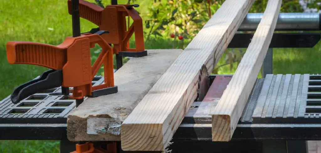 How to Rip a 2x4 With a Table Saw