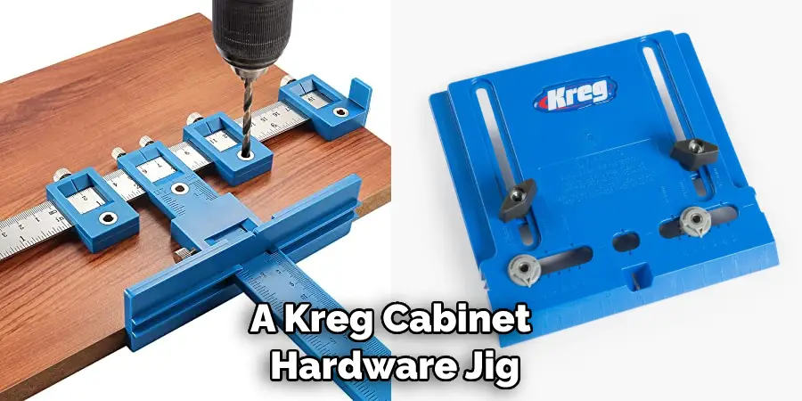 A Kreg Cabinet Hardware Jig