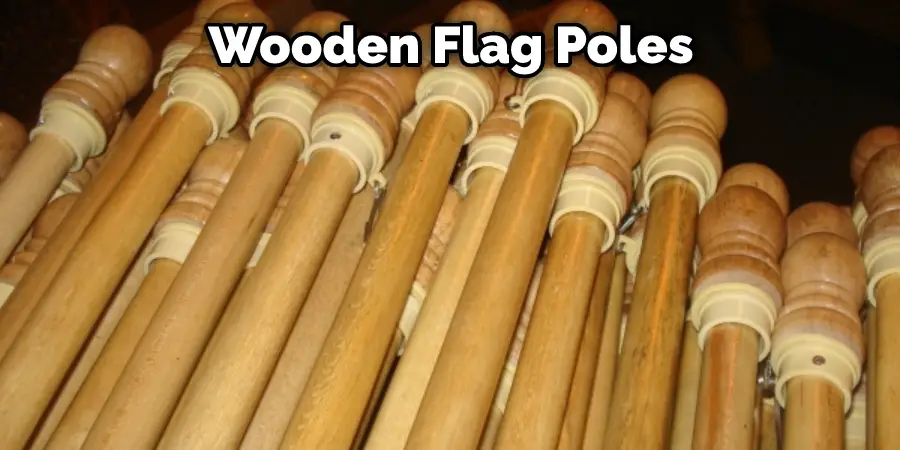 Wooden Flag Poles
