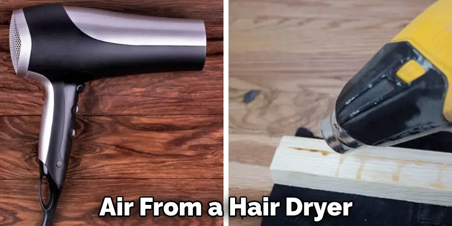 Air From a Hair Dryer