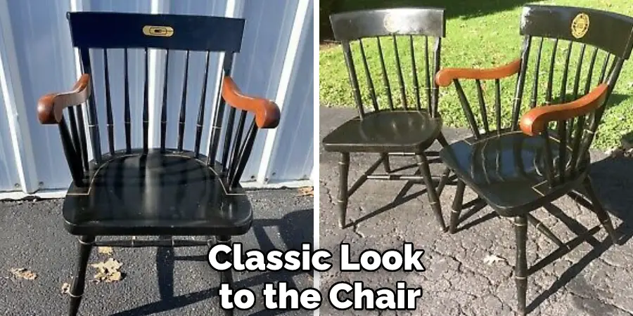 Classic Look to the Chair