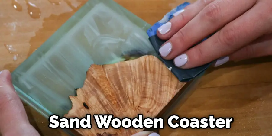 Sand Wooden Coaster