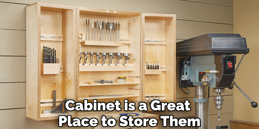 Cabinet is a Great Place to Store Them