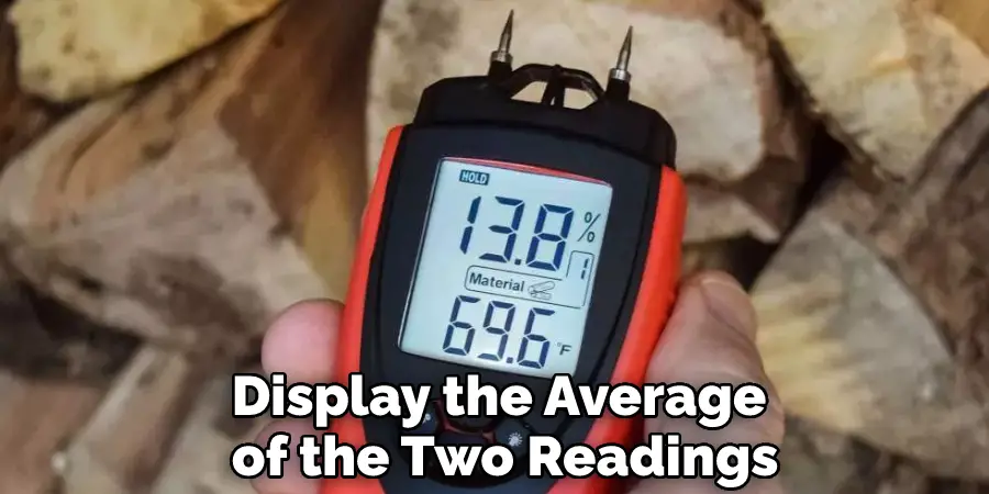 Display the Average of the Two Readings