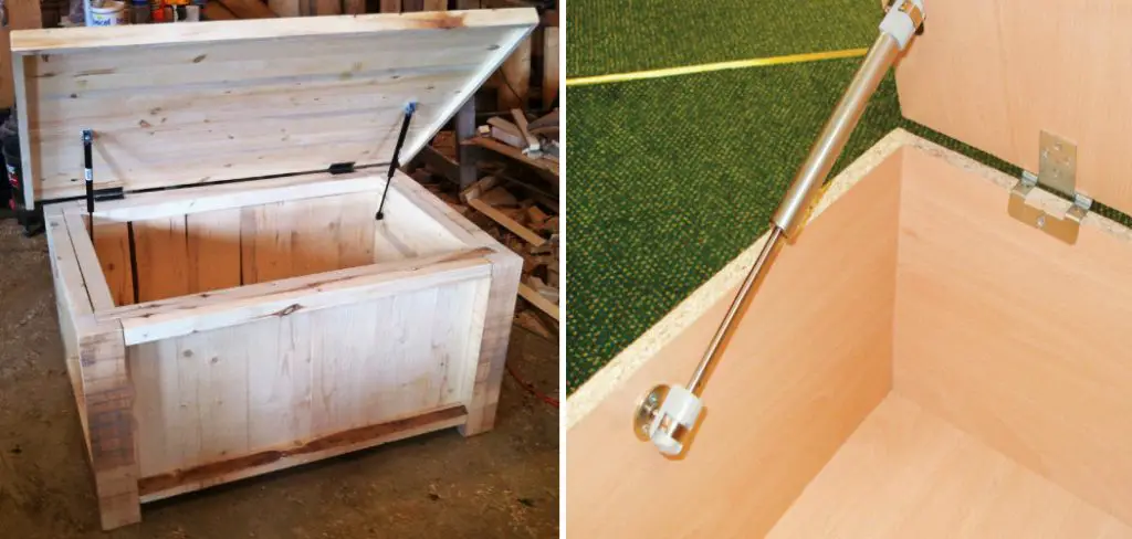 How to Install Gas Struts on a Toy Box