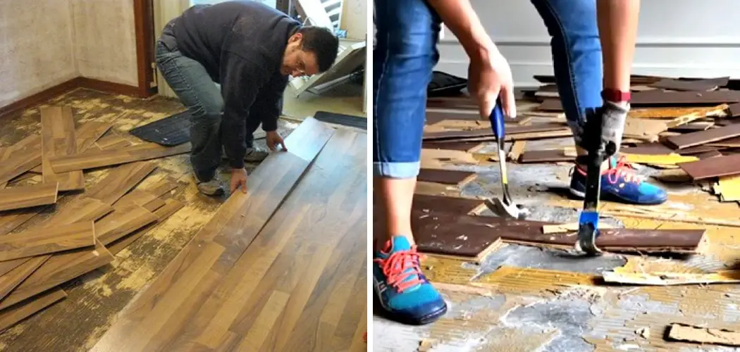 How to Remove Wood Flooring From Concrete