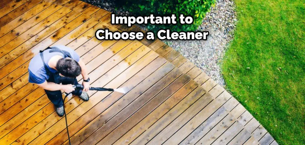Important to Choose a Cleaner