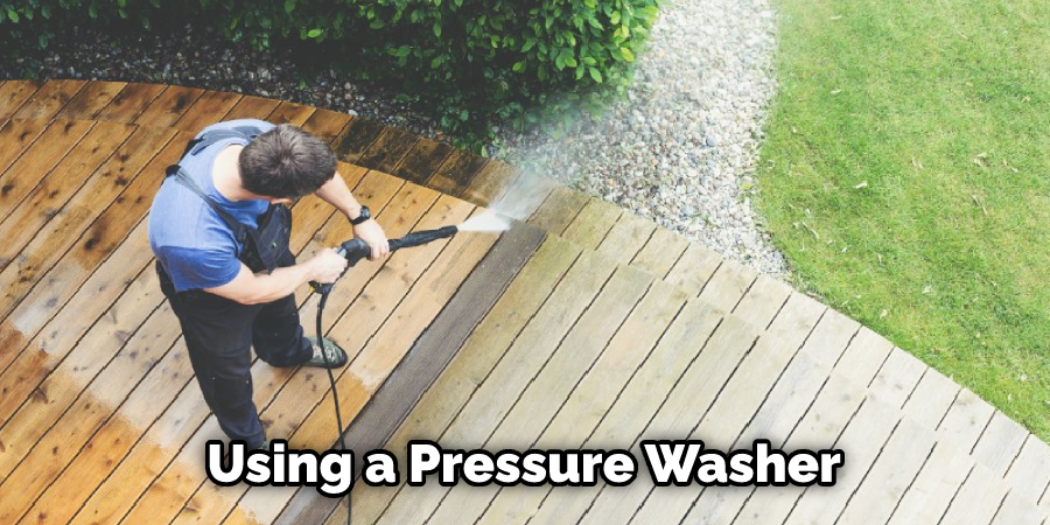 How to Remove Paint From Wood Deck With Pressure Washer