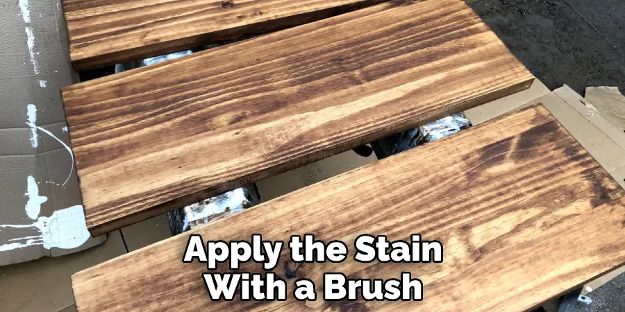 Apply the Stain With a Brush