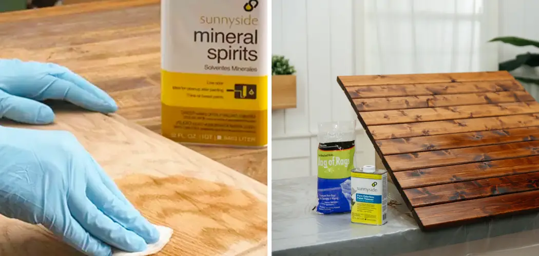 How to Clean Mineral Spirits Off Wood