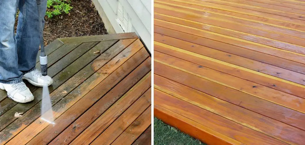 How to Clean Redwood Deck