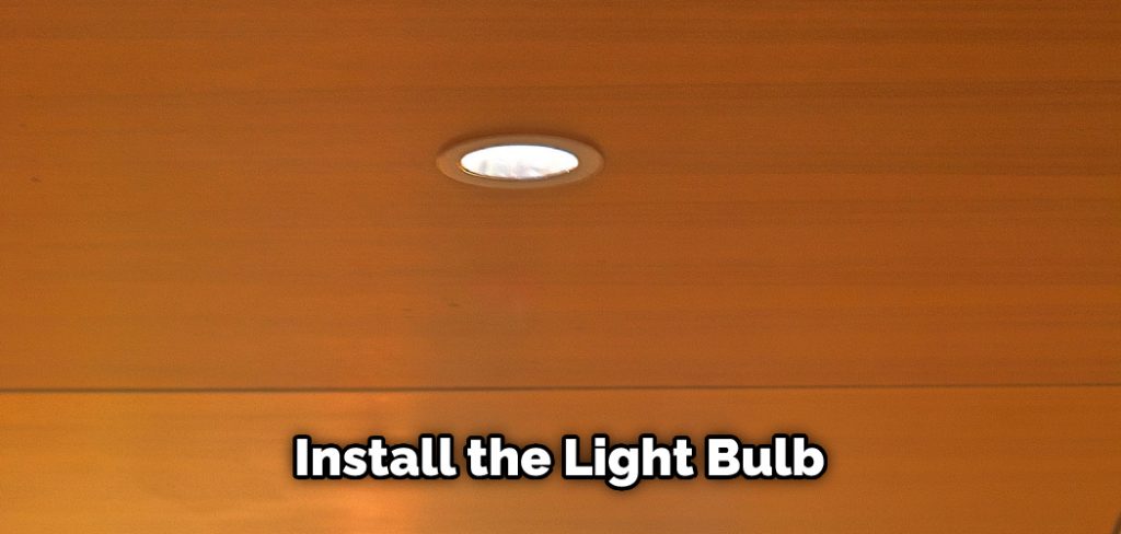 Install the Light Bulb