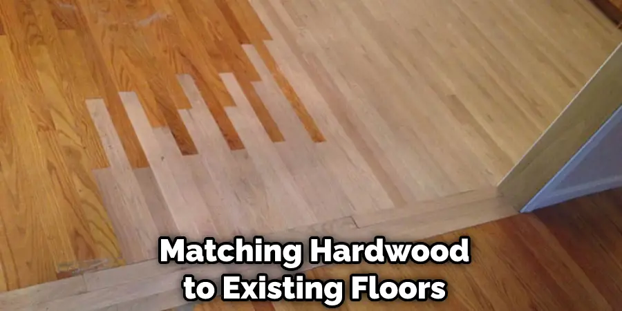 Matching Hardwood to Existing Floors