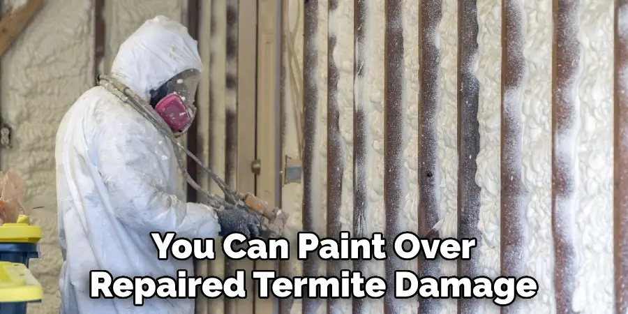 You Can Paint Over Repaired Termite Damage