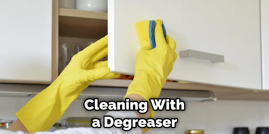 Cleaning With a Degreaser