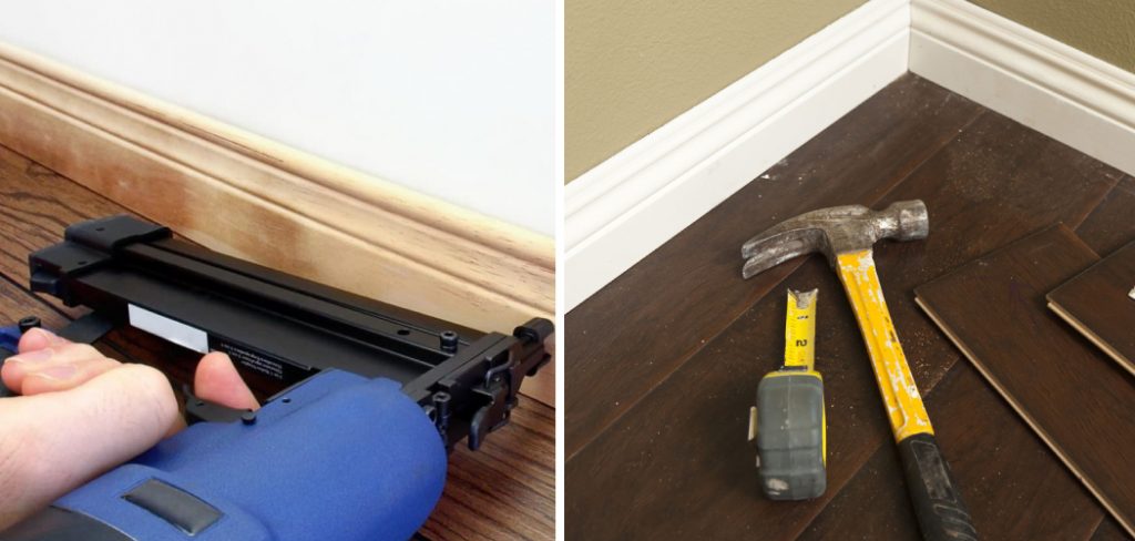 How To Hang Trim Without A Nail Gun