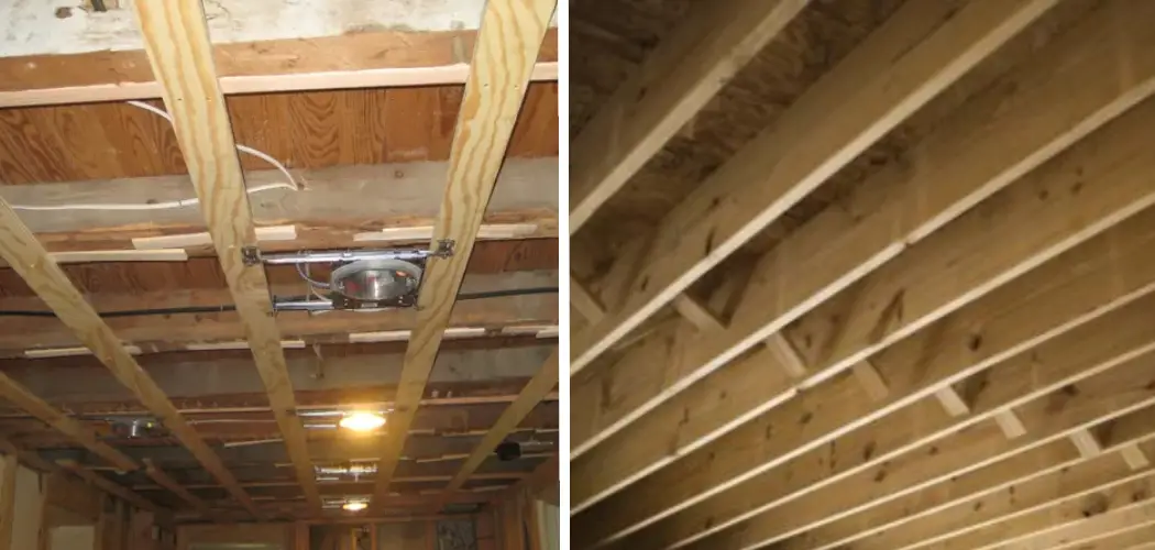 How to Level a Ceiling With Furring Strips 