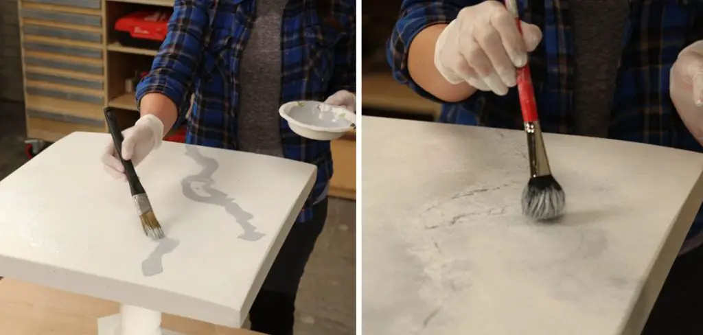 How to Paint Wood to Look Like Marble