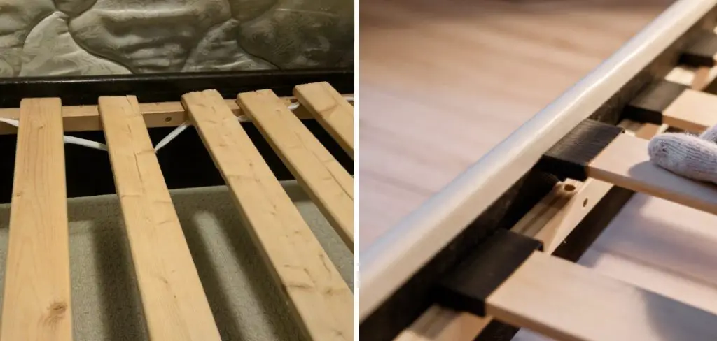 How to Stop Wooden Slats Falling Out