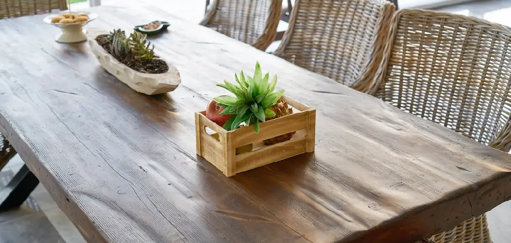 How to Waterproof a Wooden Table for Outdoor Use