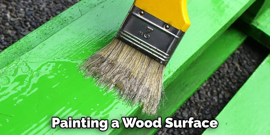 Painting a Wood Surface