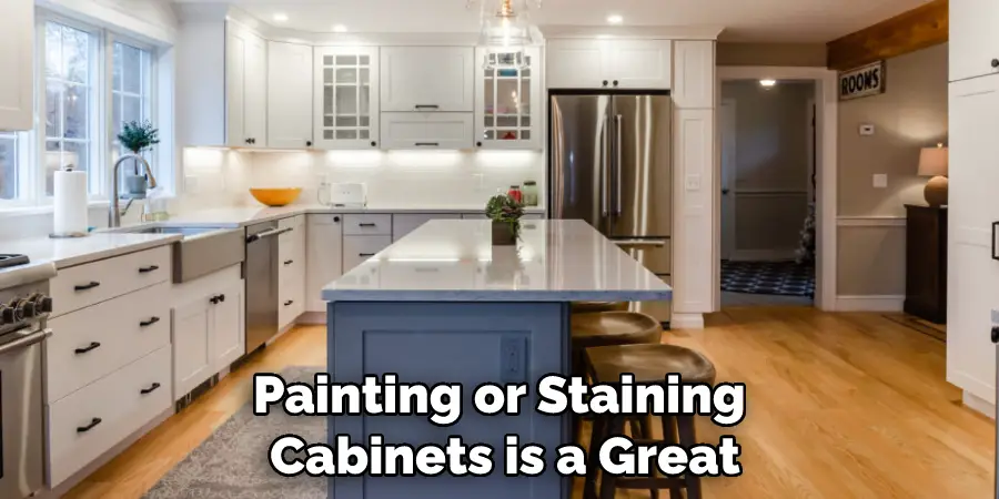 Painting or Staining Cabinets is a Great