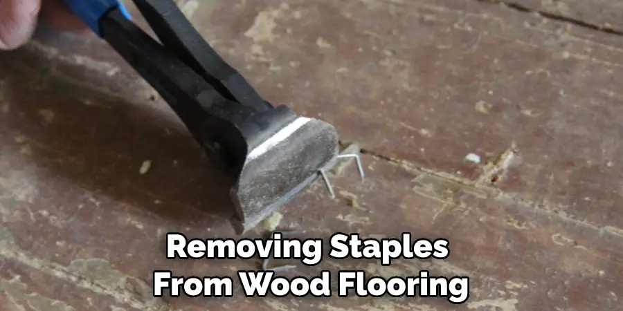 Removing Staples From Wood Flooring
