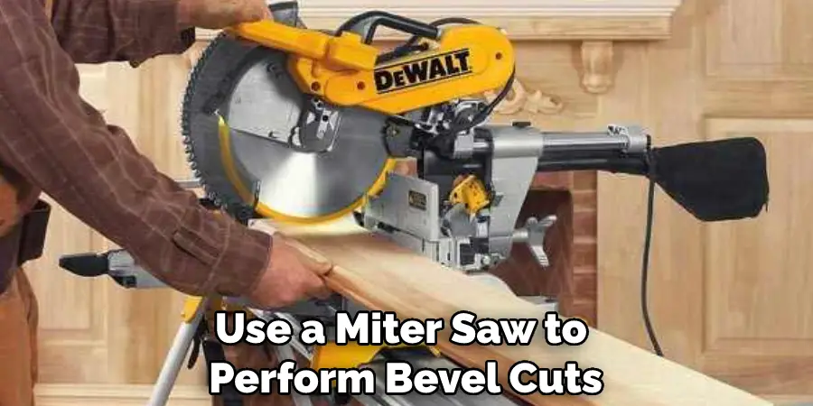 Use a Miter Saw to Perform Bevel Cuts