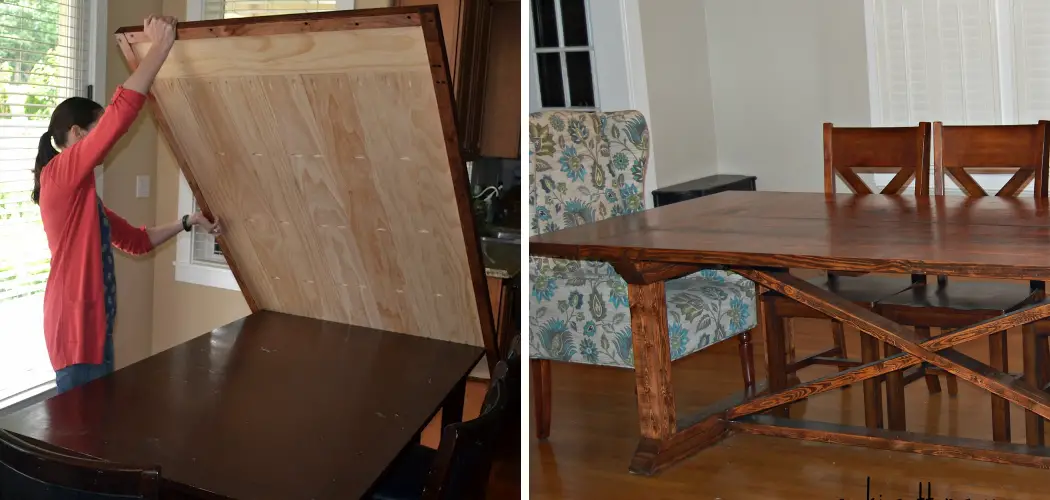 How to Make a Removable Table Top