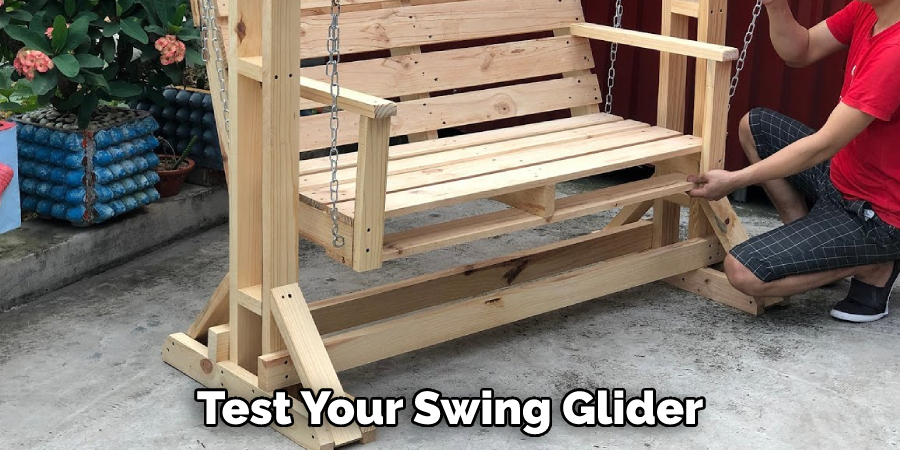 Test Your Swing Glider