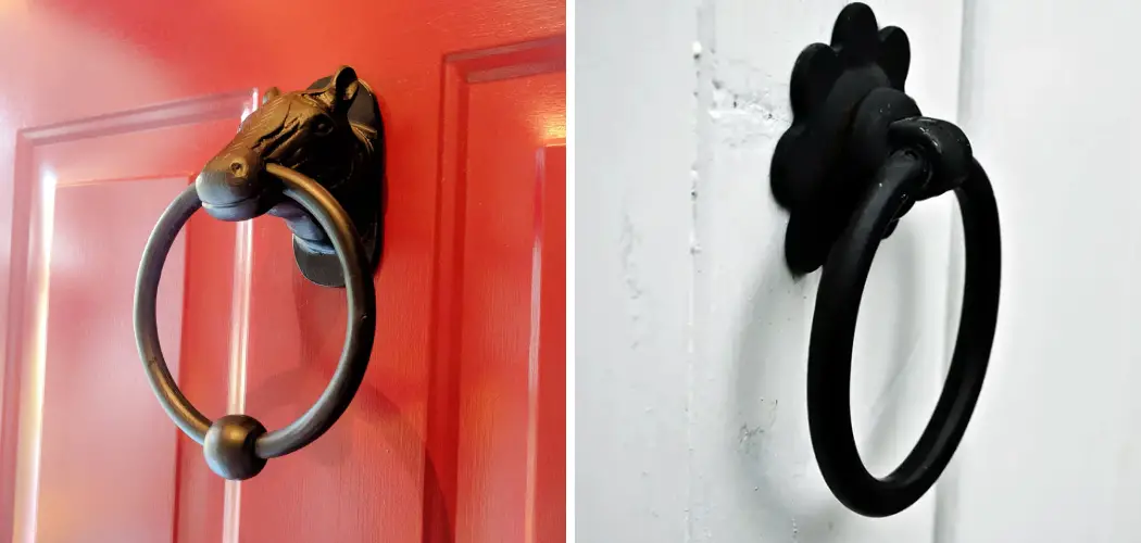 How to Attach a Door Knocker Without Screws