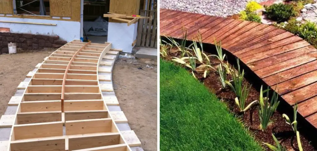 How to Build a Curved Wooden Walkway