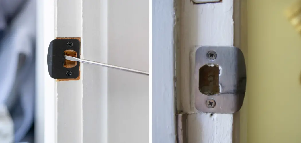 How to Fix a Loose Door Strike Plate