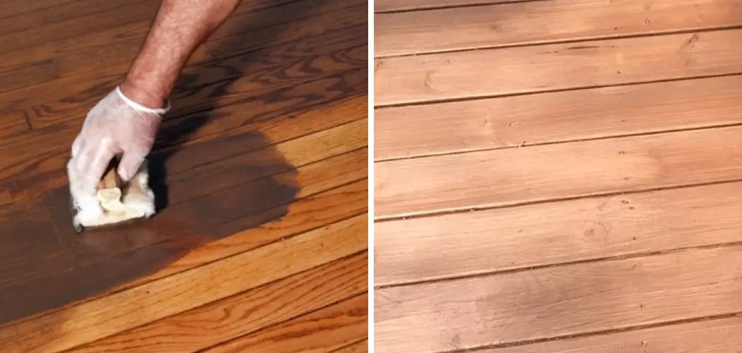 How to Get Rid of Stain Lap Marks on Deck