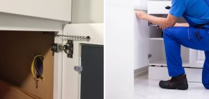 How to Prevent Cabinet Door From Hitting Wall | 3 Easy Steps