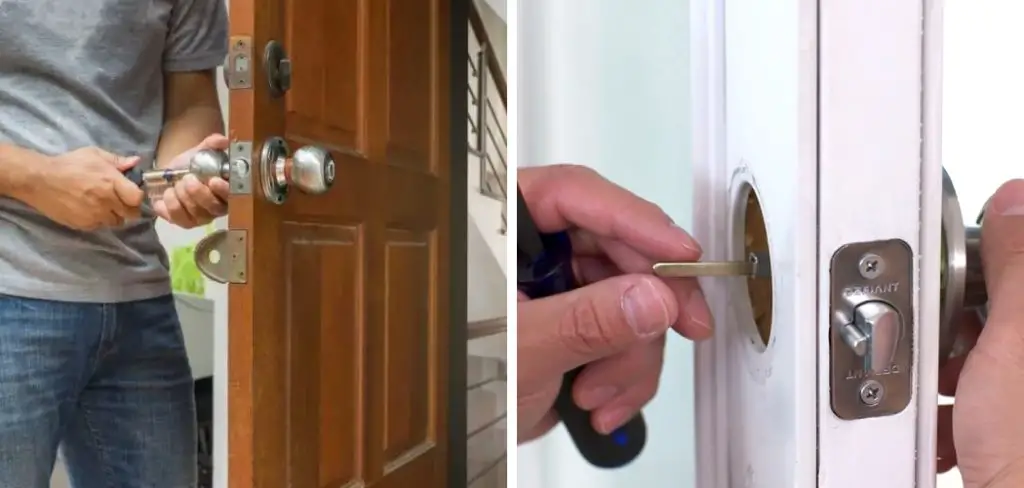 How to Put a Lock on a Door Without Drilling