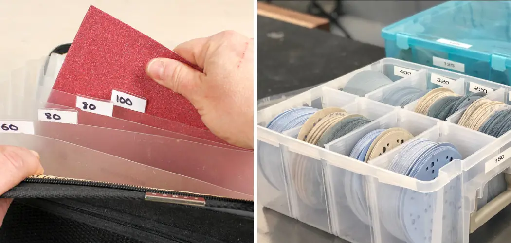 How to Store Sandpaper